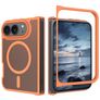 Mobigear Shockproof iPhone Duo MagSafe Plástico rígido Capa traseira - Laranja