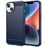 Mobigear Brushed Slim iPhone 15 Plus TPU flexible Carcasa - Azul