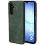 Mobiparts Classic Samsung Galaxy A17 MagSafe TPU / Kunstlæder Bagsidecover - Emerald Green
