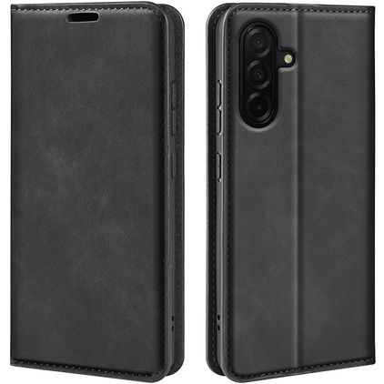 Mobigear Retro Slim Samsung Galaxy A27 Lompakkokotelo + Setelitasku - Musta