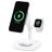 Mobigear MagStation Pro 3in1 MagSafe Charging Station for iPhone / AirPods & Apple Watch - White