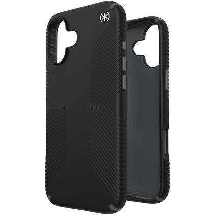 Speck Presidio2 Grip iPhone 16 Plus Hårdt Bagsidecover Stødsikkert - Sort