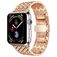 Mobigear Dragon Rostfritt stål Apple Watch Armband Fjärilslås - 49/46/45/44 mm - Roséguld