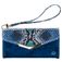 Mobilize Gelly Velvet iPhone 8 Pouzdro Psaníčko 2v1 s odnímatelným krytem - Royal Blue Snake