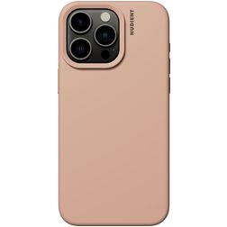Nudient Base iPhone 15 Pro Max Silikon Zadní kryt - Peach Orange