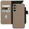 Mobiparts Samsung Galaxy A34 Aito nahka 2-in-1-lompakkokotelo irrotettavalla kuorella + Setelitasku - Taupe