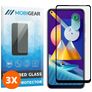 Mobigear Premium Samsung Galaxy M11 Cristal templado Protector de pantalla - Compatible con fundas - Negro (pack de 3)