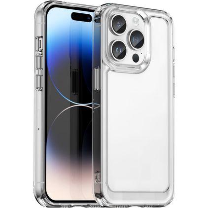 Mobigear Crystal Transparente iPhone 15 Pro TPU flexível Capa traseira - Transparente