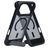 Mobiparts Hardcover iPhone 18 Pro Max MagSafe Plástico rígido Capa traseira com suporte - Satin Black