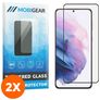 Mobigear Premium Samsung Galaxy S21 Plus Cristal templado Protector de pantalla - Compatible con fundas - Negro (pack de 2)
