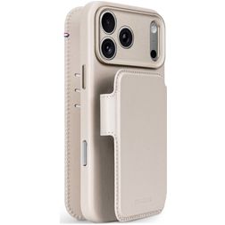 Decoded Detachable Wallet iPhone 18 Pro Max MagSafe Cover Ægte læder Aftageligt 2-i-1-pungetui med Seddelrum - Taupe
