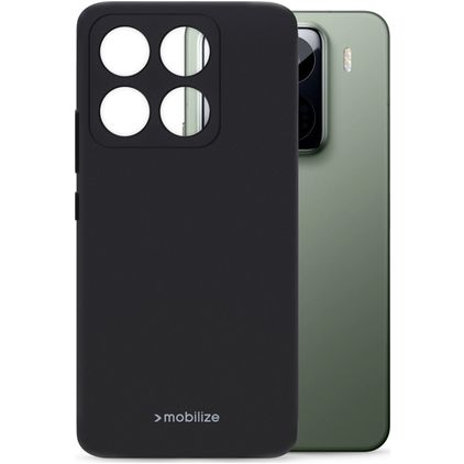 Mobilize Rubber Gelly Xiaomi 15 Pro Flexibel TPU Skal - Svart