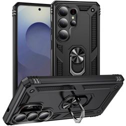 Mobigear Armor ring Samsung Galaxy S26 Ultra Hardcase Back cover Antiurto con anello - Nero