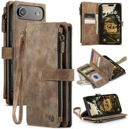 CaseMe C30 iPhone Air Plånboksfodral med sedelfack - Brun