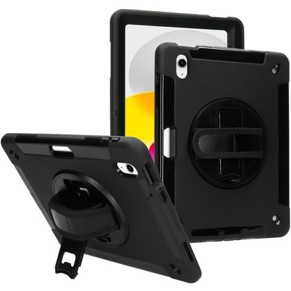 Mobiparts Armor iPad 11 (2025) Back cover rigida + Supporto - Nero