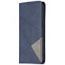 Mobigear Rhombus Slim OPPO Reno 6 5G Wallet case - Blue