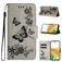 Mobigear Butterfly Samsung Galaxy A35 Lompakkokotelo + Setelitasku - Harmaa