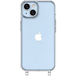 Mobigear Mix & Match Clear iPhone 14 Flexible TPU Case with lanyard - Clear