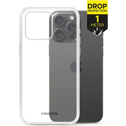 Mobilize Naked Protection Trasparente iPhone 15 Pro Max Hardcase Back cover Antiurto - Trasparente