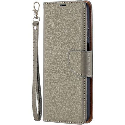 Mobigear Excellent Samsung Galaxy A12 Wallet case - Grey