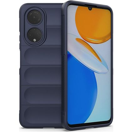 Mobigear Bumpy HONOR X7 Elastyczne TPU Etui plecki - Ciemnoniebieski