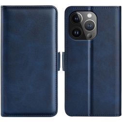 Mobigear Slim Magnet iPhone 15 Pro Max Wallet case - Dark Blue