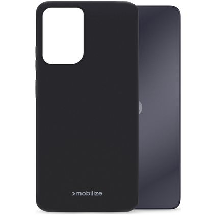Mobilize Rubber Gelly Motorola Moto G04 TPU flexible Carcasa - Matt Black
