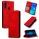 Mobigear Retro Slim Huawei P Smart Plus (2019) Wallet case - Red