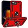 Mobigear Armor Ring iPhone 16e Hardcase Back cover Antiurto con anello - Rosso