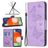 Mobigear Butterfly Samsung Galaxy A13 4G Wallet case - Purple