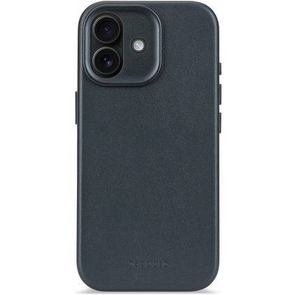 Decoded iPhone 17 Ægte læder Bagsidecover Stødsikkert - Navy Shadow