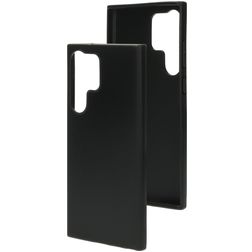 Mobiparts Classic Samsung Galaxy S23 Ultra TPU flexível Capa traseira - Matt Black