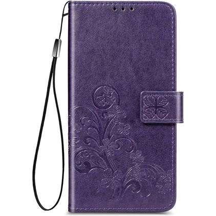 Mobigear Clover Samsung Galaxy A32 4G Capa livro Carteira - Roxo