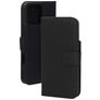 Mobiparts Wallet iPhone 16 Pro Max MagSafe Aito nahka Lompakkokotelo + Setelitasku - Musta