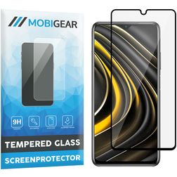Mobigear Premium POCO M3 Vetro Protezione schermo - Compatibile con le cover - Nero