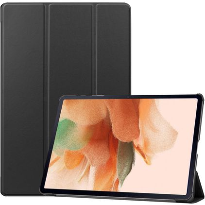 Mobigear Tri-Fold Samsung Galaxy Tab S7 FE Capa livro - Preto