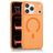 Mobigear Shockproof Grip iPhone 17 Pro MagSafe Kova Suojakuori - Oranssi