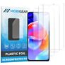 Mobigear Xiaomi Redmi Note 11 Pro Plus 5G Película de ecrã em plástico - Compatível com capas (Pack de 3)