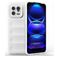 Mobigear Bumpy Xiaomi 13 TPU flexível Capa traseira - Branco