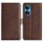 Mobigear Slim Magnet HONOR X7 Pungetui med Seddelrum - Brun