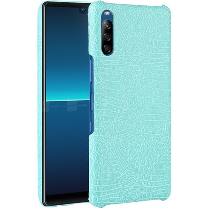 Mobigear Croco Sony Xperia L4 Hardcase Back cover - Turchese