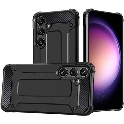 Mobigear Outdoor Samsung Galaxy S24 Plus Kova Suojakuori Iskunkestävä - Musta
