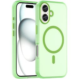 Mobigear Shockproof iPhone 16 Plus MagSafe TPU flessibile Back cover - Verde