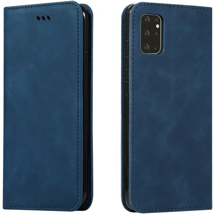 Mobigear Retro Slim Samsung Galaxy S20 Plus Wallet case - Blue