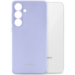Mobilize Rubber Gelly Samsung Galaxy S24 Plus TPU flexible Carcasa - Pastel Purple