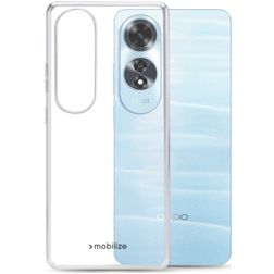 Mobilize Gelly Gennemsigtig OPPO A60 Fleksibel TPU Bagsidecover - Gennemsigtig