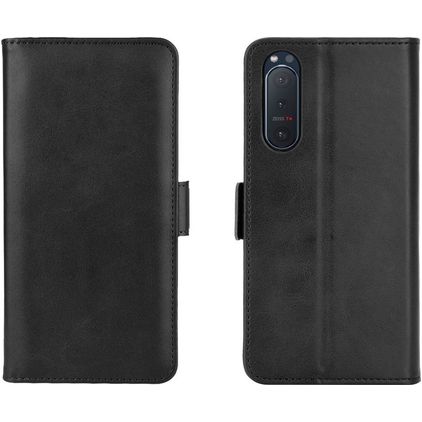 Mobigear Slim Magnet Sony Xperia 5 II Etui z klapką typu portfel - Czarny