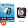 Mobigear Apple Watch - 38 mm Idrogel TPU Protezione schermo - Compatibile con le cover (confezione da 2)