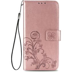 Mobigear Clover Samsung Galaxy A32 4G Wallet case - Rose Gold