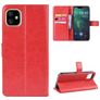 Mobigear Wallet iPhone 11 Pro Max Pungetui med Seddelrum - Rød